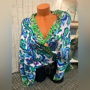 NORDSTROM RACK Tie Front Ruana OS NWT!